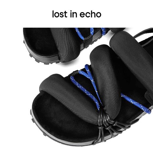 lost in echo 填充条带多系带休闲凉鞋勃肯鞋机能绳带凉鞋 商品图3