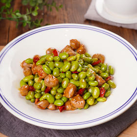 毛豆米炒肉丁(份)