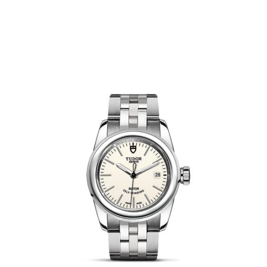 帝舵骏珏日历型 | 钢表壳，直径26毫米 蛋白色表盘 商品图1