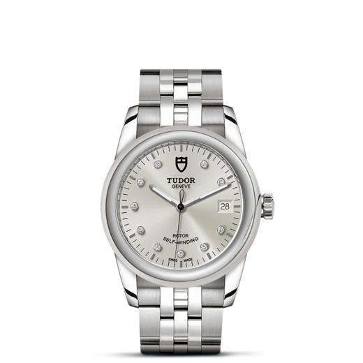 帝舵骏珏日历型 | 钢表壳，直径36毫米  镶钻表盘 商品图1