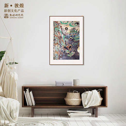 敦煌研究院【献花飞天复制画装饰画】博物馆文创礼品书房客厅摆件 商品图2