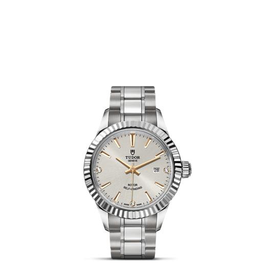 帝舵风尚系列 | 钢表壳，直径28毫米  镶钻表盘 商品图1