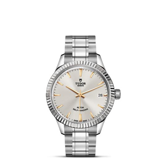 帝舵风尚系列 | 钢表壳，直径34毫米  银色表盘 商品图1