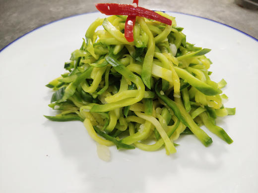 青椒炒南瓜丝(份) 商品图0