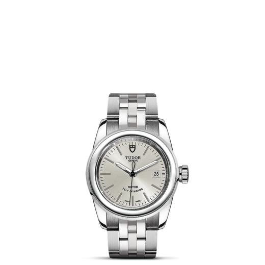 帝舵骏珏日历型 | 钢表壳，直径26毫米  银色表盘 商品图1