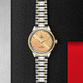 帝舵风尚系列 | 钢表壳，直径34毫米  镶钻表盘