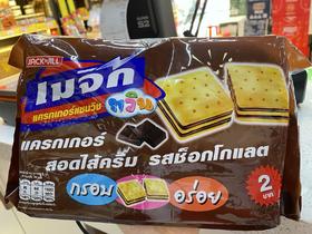 珍珍苏打夹心饼干朱古力味360克