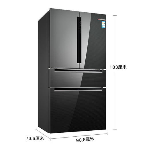 博世 562升 多门冰箱 一级能效风冷无霜 零度维他保鲜美妆冰箱双压缩机制冷清新净风KFN96PA56C 商品图2