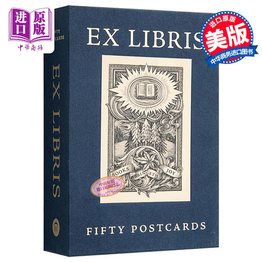 【中商原版】Ex Libris : Fifty Postcards 英文原版 藏书票的标志：50张 商品图0