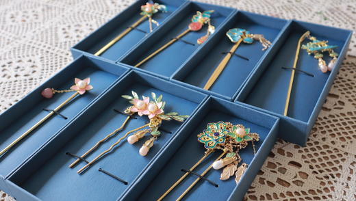 纯手作珐琅工艺发簪（全国大部分地区包邮） 商品图2