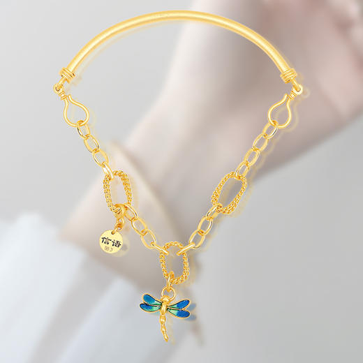 【宫里手链】蜻蜓半镯珐琅手链 商品图2