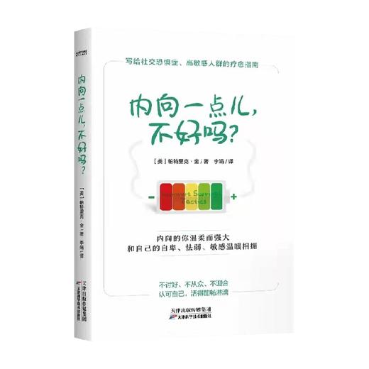 内向一点儿 不好吗 帕特里克·金 著 不讨好不从众不迎合认可自己写给社恐高敏感人群的疗愈指南 内向型作者自身的经历与经验 商品图1