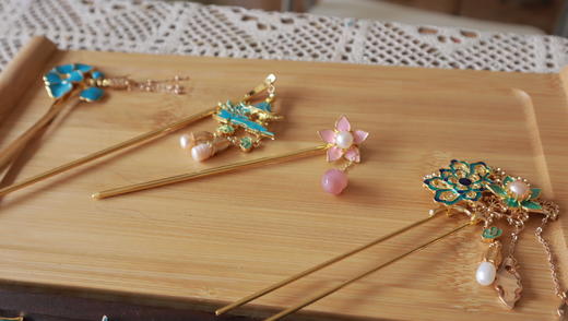 纯手作珐琅工艺发簪（全国大部分地区包邮） 商品图9