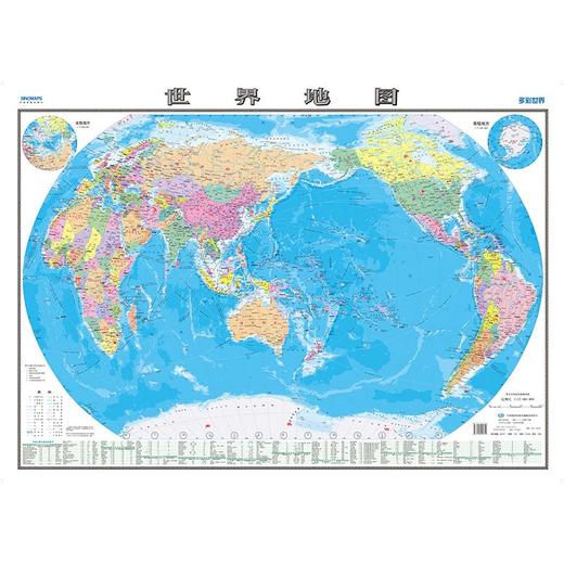 中华人民共和国地图+世界地图（美丽中国多彩世界版 套装） 商品图2