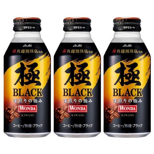 日本原装进口朝日丸福咖啡店深煎微糖牛奶0脂黑咖啡饮料400ml 商品图2
