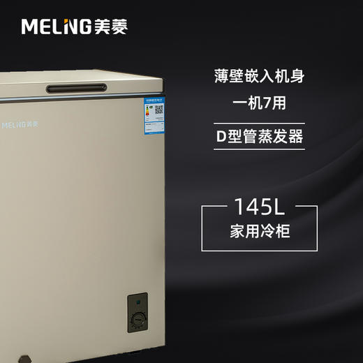 美菱(MELING)145升 冷柜冰柜 冷藏冷冻转换柜BC/BD-145DTC 商品图1