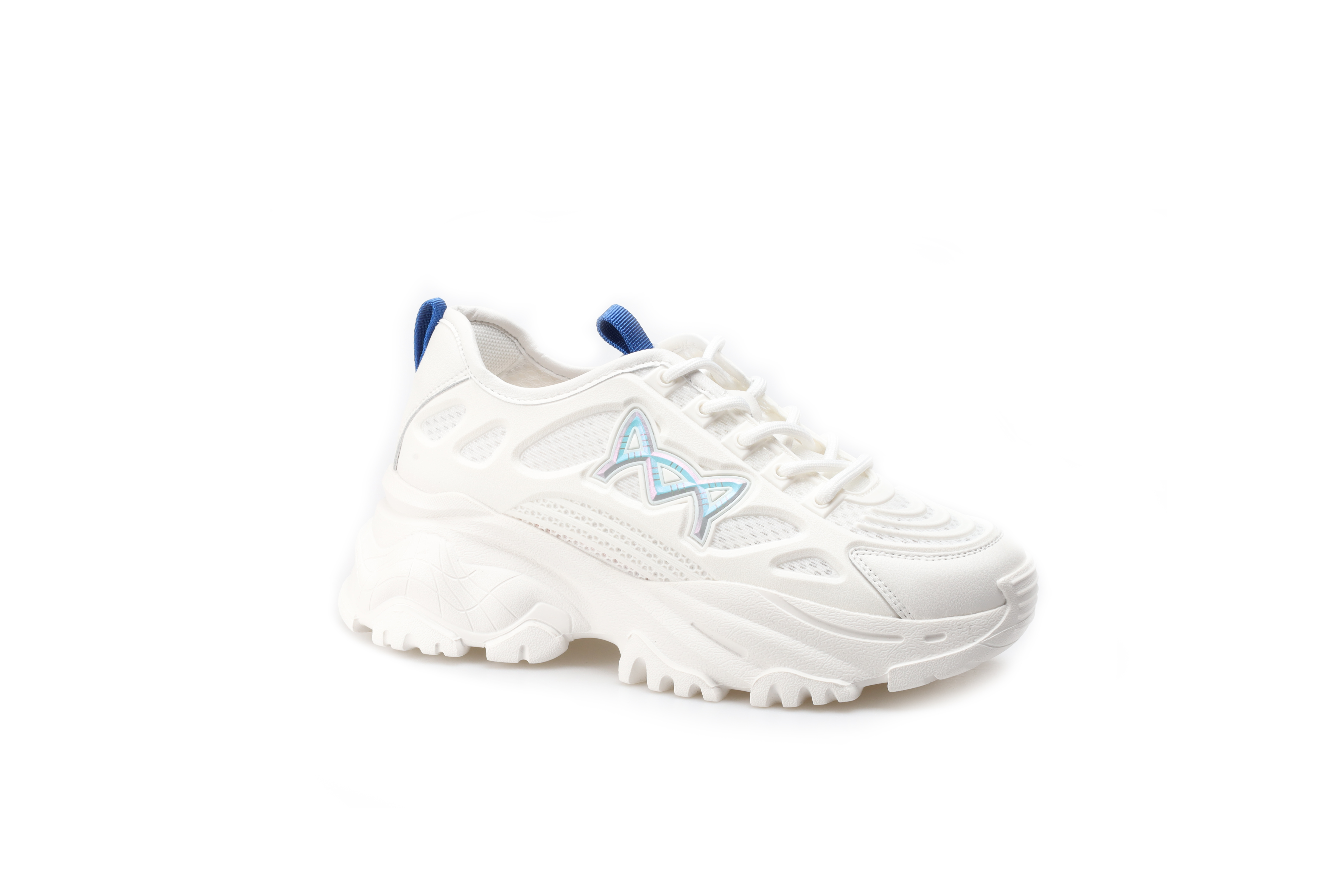 豪麟名鞋奥莱迪嘉女装牛皮革/织物时尚老爹鞋DJYSO21WX213蓝色  原价1660元