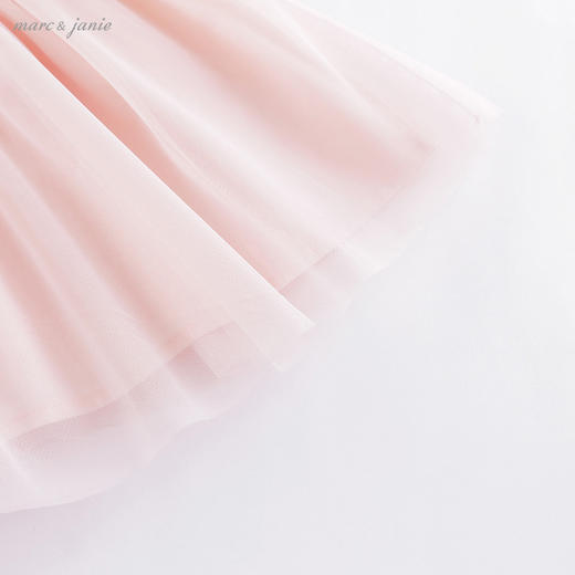 马克珍妮夏装新款 女童定制樱花收腰网纱背心蓬蓬裙220973 商品图4