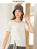 famecoco范可儿别致独特T恤修身显瘦新款时尚小衫女时髦洋气F223BB023 商品缩略图4