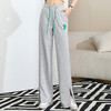 休闲卫裤，直筒宽松垂感长裤前开叉显瘦裤运动阔腿裤PXSJ-5056 商品缩略图3