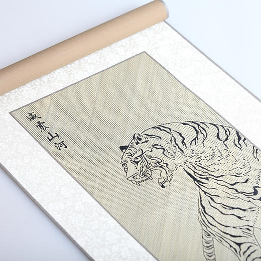 刘氏竹编--竹编字画虎 商品图1