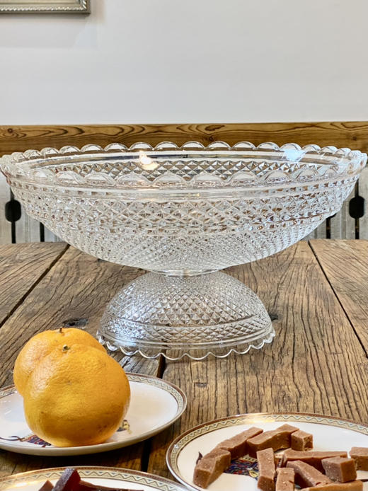 水晶果盘  直径41厘米 高21厘米 运费到付 商品图1