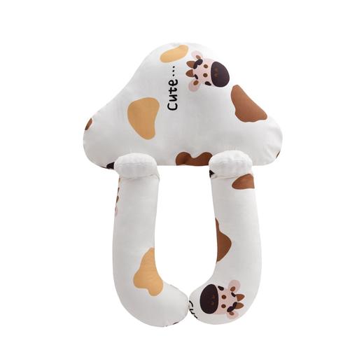 【双面呵护 快速深眠不惊跳 无惧机洗手洗】新生婴儿定型枕纯棉印花奶牛防惊跳安抚枕宝宝纠正偏头搂睡觉抱枕 商品图14