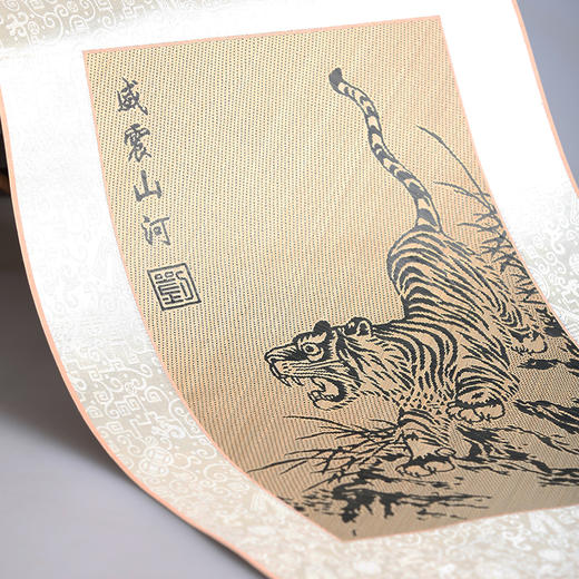 刘氏竹编--竹编字画虎 商品图4