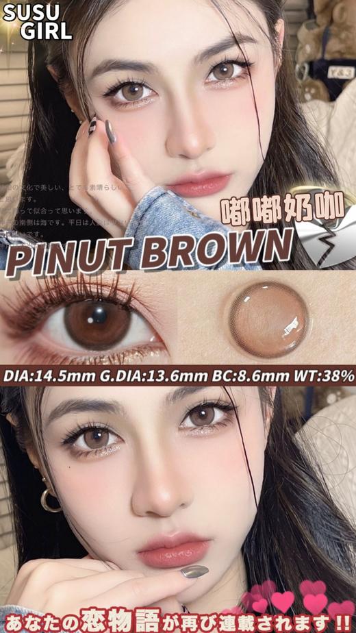 半年抛 susugirl  嘟嘟奶咖 直径14.5mm着色13.6mm 商品图0