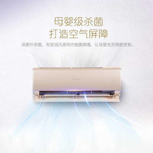 卡萨帝变频壁挂式空调 无菌呵护母婴级杀菌智慧自清洁天净空调CAS359YAA(81)U1 商品图1