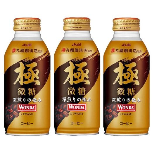 日本原装进口朝日丸福咖啡店深煎微糖牛奶0脂黑咖啡饮料400ml 商品图1
