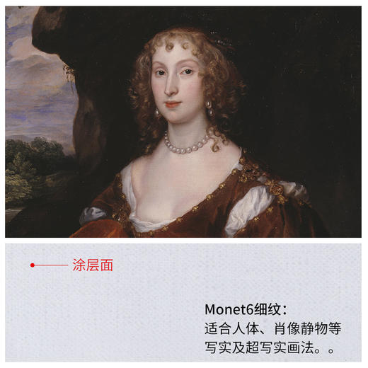 中盛画材雨露麻 Monet6细纹涂层布油画布油画材料油画工具 幅宽220cm中盛画材雨露麻 Monet6细纹涂层布油画布油画材料油画工具 幅宽220cm 商品图3