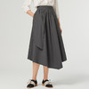 Famecoco范可儿小众不规则半身裙女夏新款A字裙高腰显瘦遮胯F223HA019 商品缩略图0