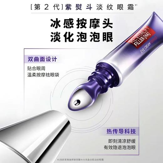 【爆】【美妆节】1楼欧莱雅玻尿酸水光充盈全脸淡纹眼霜30ml 商品图2