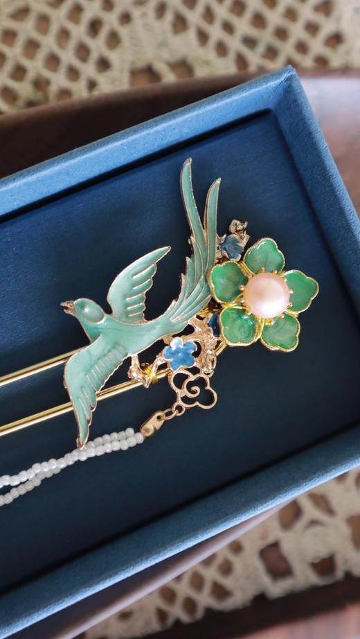 纯手作珐琅工艺发簪（全国大部分地区包邮） 商品图5
