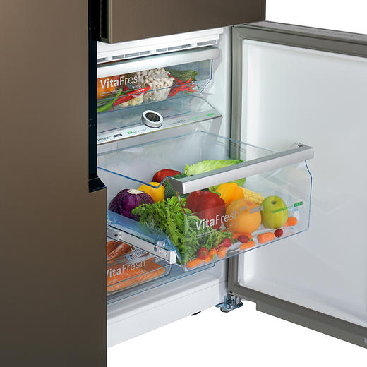 博世(BOSCH) 569升 混冷无霜对开三门家用对开门冰箱 维他保鲜 BCD-569(WKAF96A46TI) 商品图3