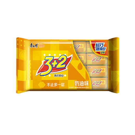 康师傅3+2苏打夹心饼干分享装300g*3包 商品图0