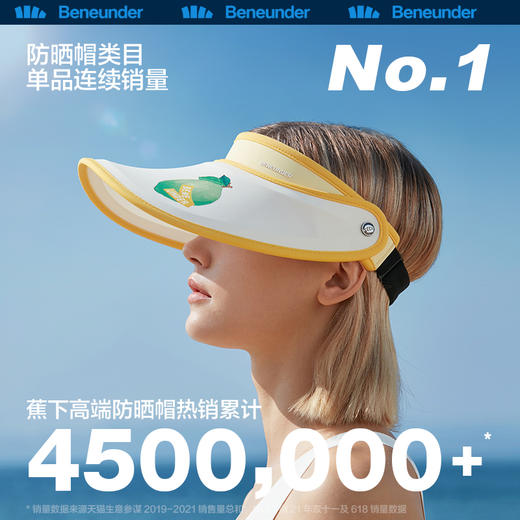 蕉下 防晒帽 空顶帽 大帽檐 防紫外线 遮阳帽 商品图1
