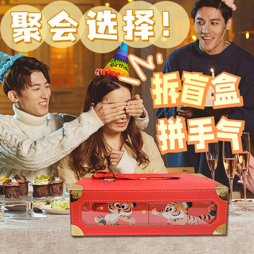 央视动漫虎年盲盒套装春晚明星同款趣味生日礼物礼盒随机 商品图0