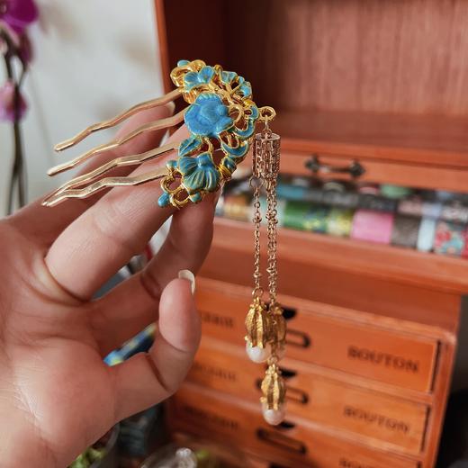 纯手作珐琅工艺发簪（全国大部分地区包邮） 商品图10