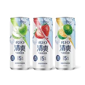 RIO锐澳 清爽系列 青苹果 草莓 青橘四口味 330ml*12罐