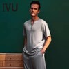 安莉芳IVU男士薄款棉质V领睡衣套装可外穿短袖短裤家居服UL00099 商品缩略图0