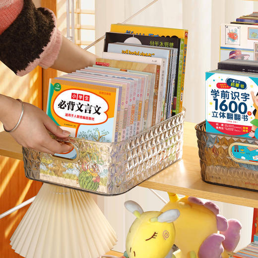 钻石纹绘本玩具收纳盒 商品图2