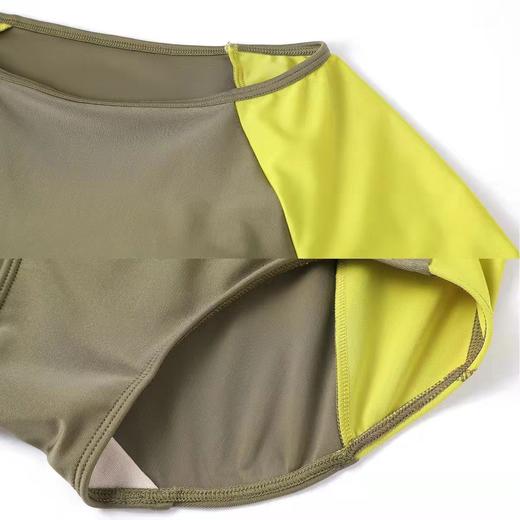 安莉芳新品长袖三角连体泳衣女士沙滩修身遮肚夏季泳装ES00150 商品图4