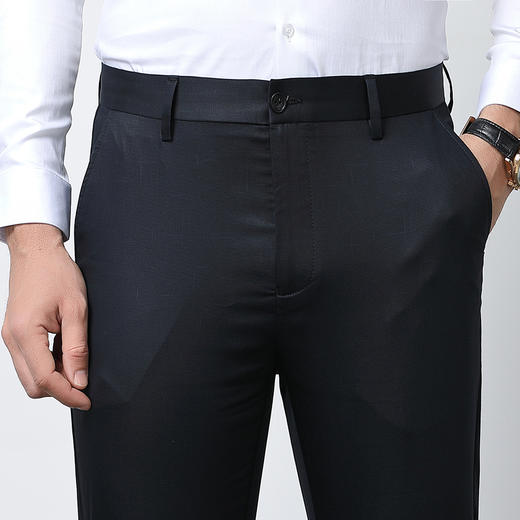 【棉质混纺】罗蒙春夏男装休闲西裤男士商务正装通勤百搭休闲裤男长裤 商品图6