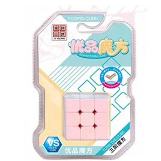 【5.9元/盒】锦铄优品马卡龙益智三阶魔方（1304707） 商品图0