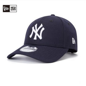 New Era纽亦华MLB硬顶棒球帽男女情侣弯檐休闲鸭舌帽70342777(均码适合头围56-63cm)