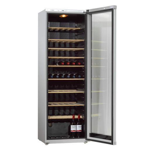 博世(BOSCH) 385L酒柜 家用红酒柜 橡木酒架 120支装葡萄酒柜 抗紫外线玻璃 智能控湿KSW30V80TI 商品图1