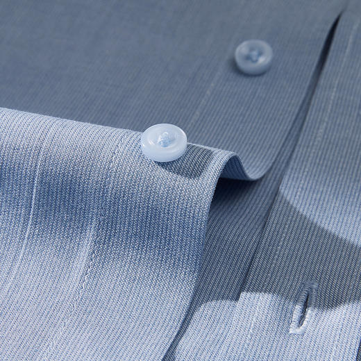 【专柜定制刺绣款】罗蒙男士长袖衬衫春夏商务通勤休闲百搭竹纤维衬衣 商品图7