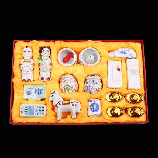 精品陶瓷随葬品套装 商品图2